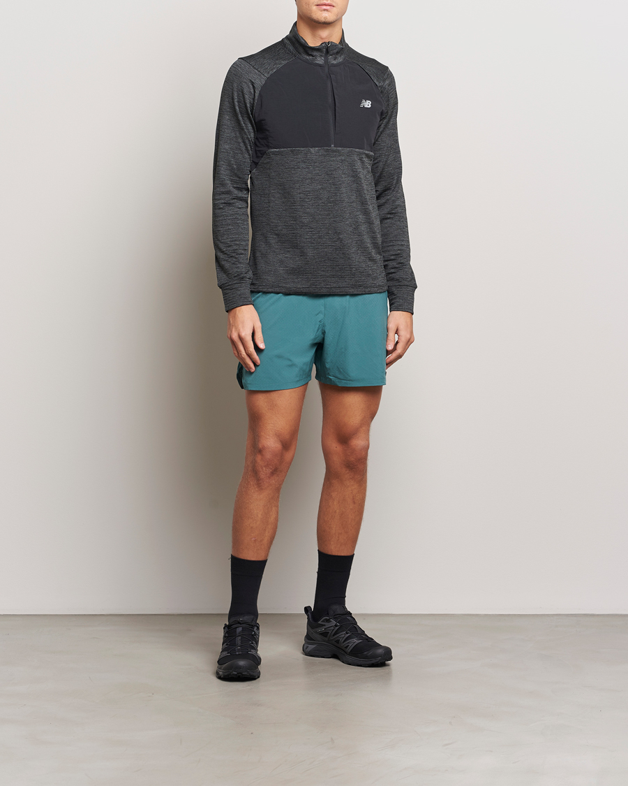 Hombres | Pantalones cortos | New Balance Running | Athletics 5 Run Shorts New Spruce