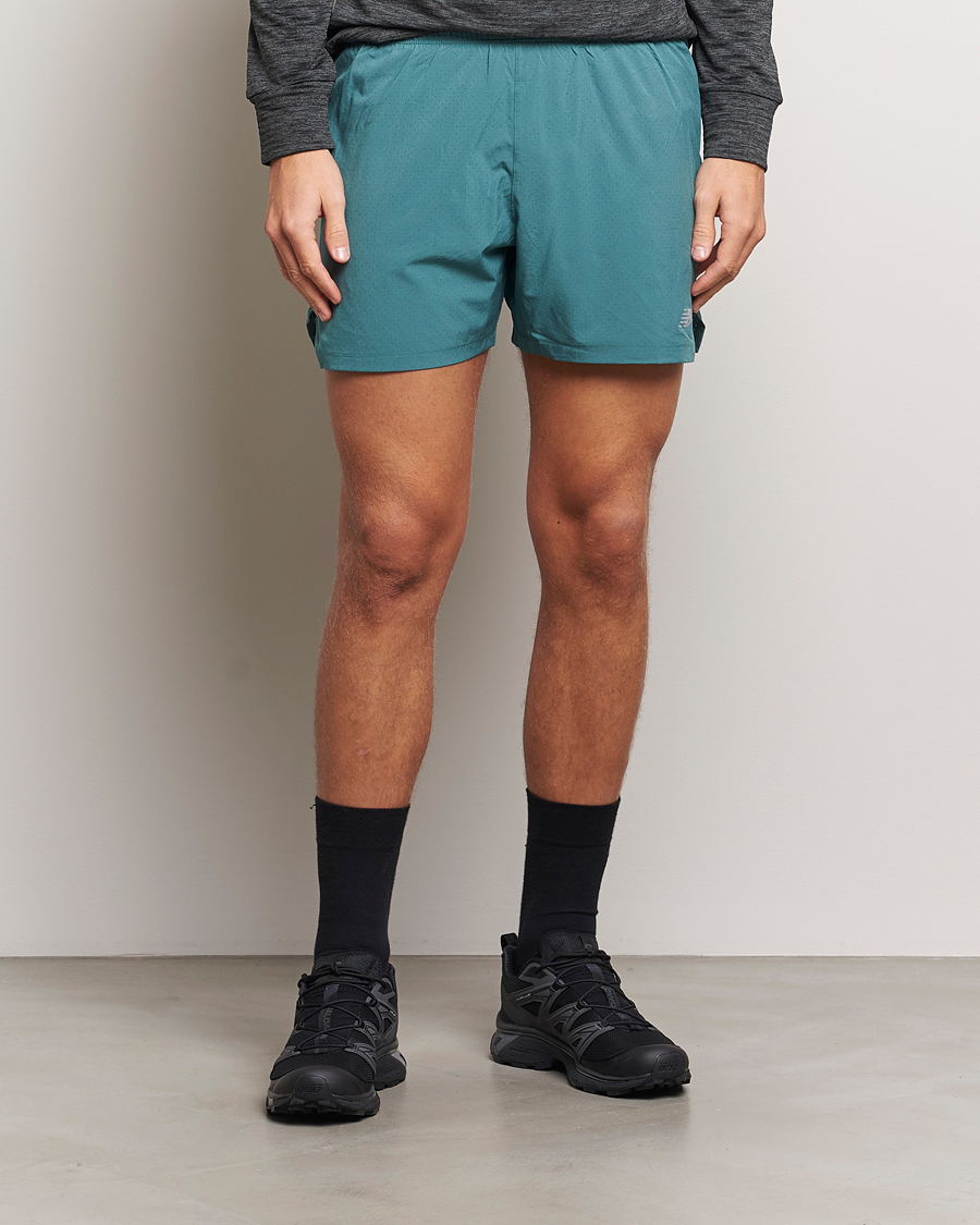 Hombres | Pantalones cortos | New Balance Running | Athletics 5 Run Shorts New Spruce