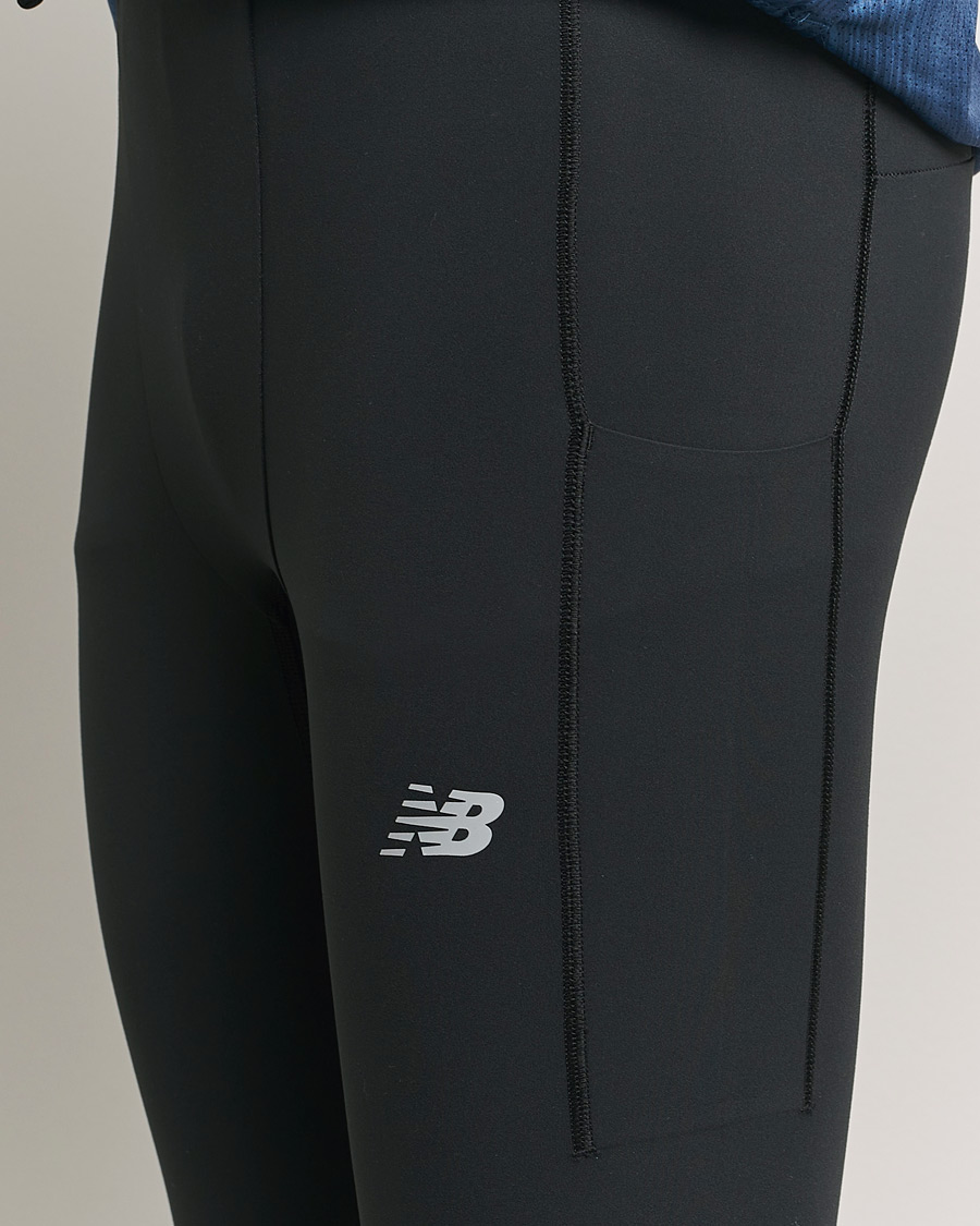 Hombres | Pantalones | New Balance Running | Sleek Pocket Tights Black