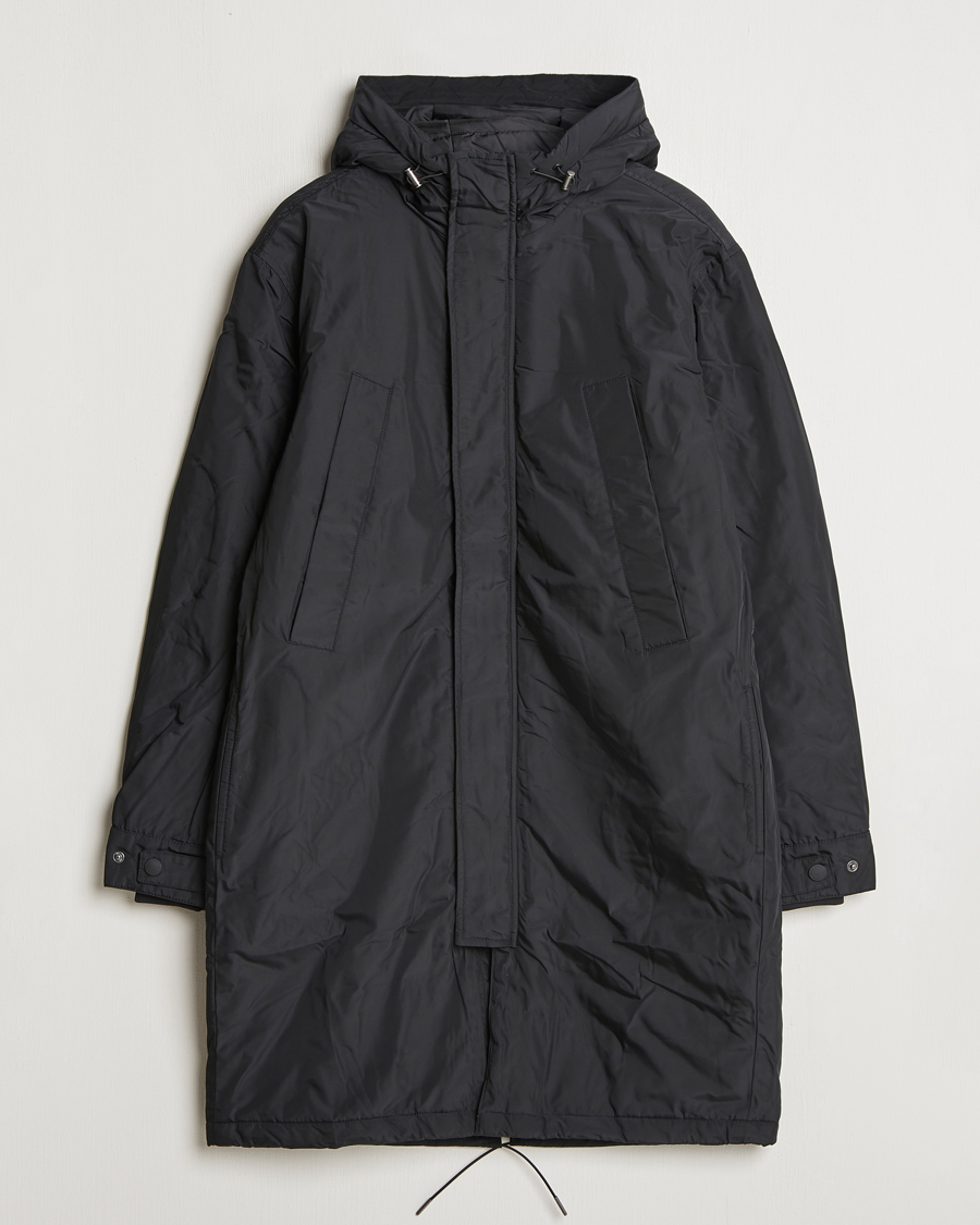 Hombres | Abrigos y chaquetas | Lyle & Scott | Longline Parka Jet Black