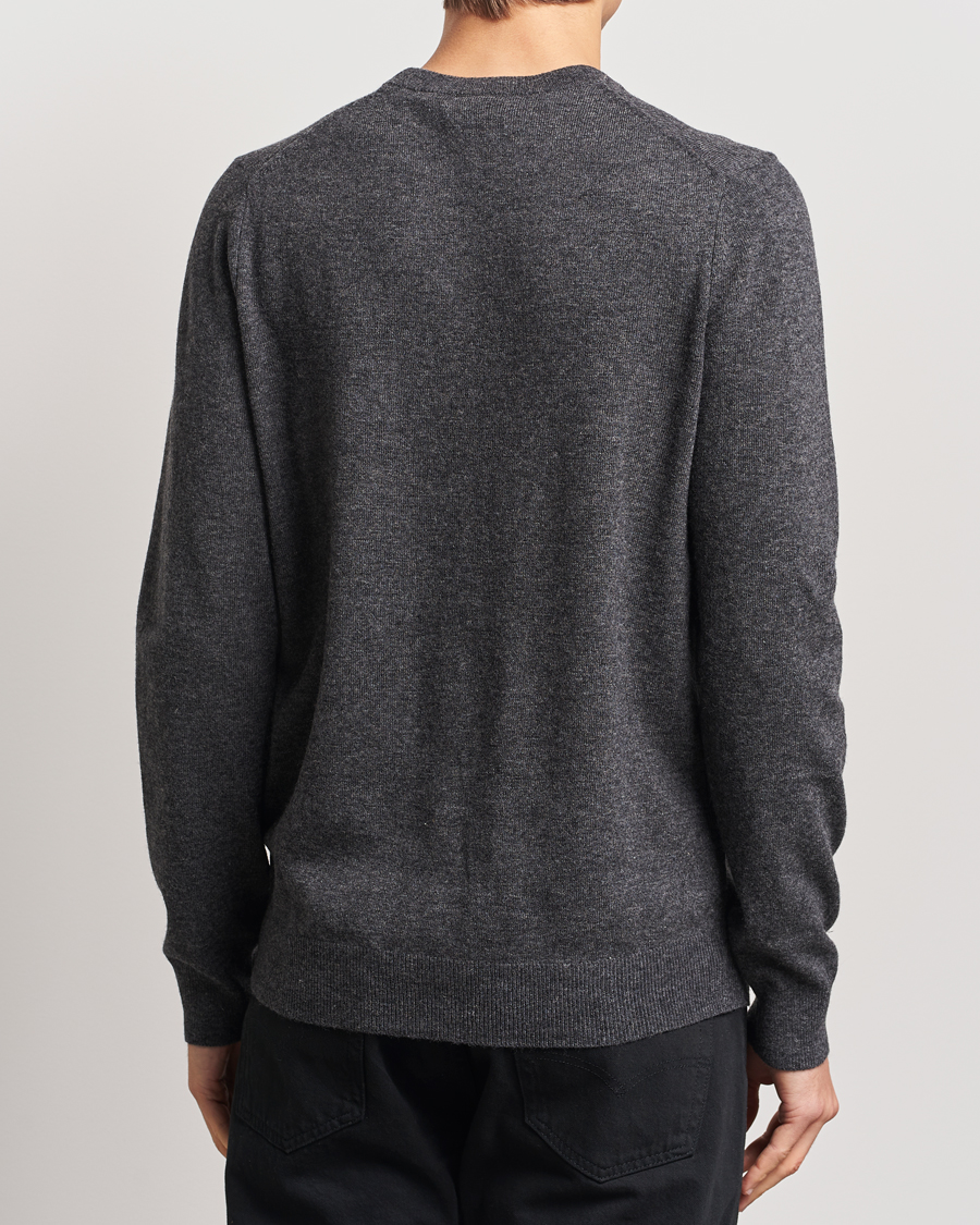 Hombres | Jerséis y prendas de punto | Lyle & Scott | Lambswool Crew Neck Pullover Charcoal Marl