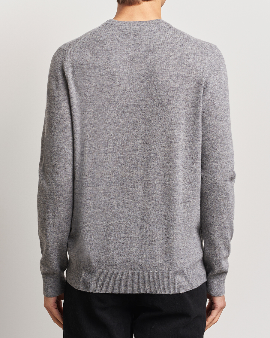 Hombres | Jerséis y prendas de punto | Lyle & Scott | Lambswool Crew Neck Pullover Mid Grey Marl