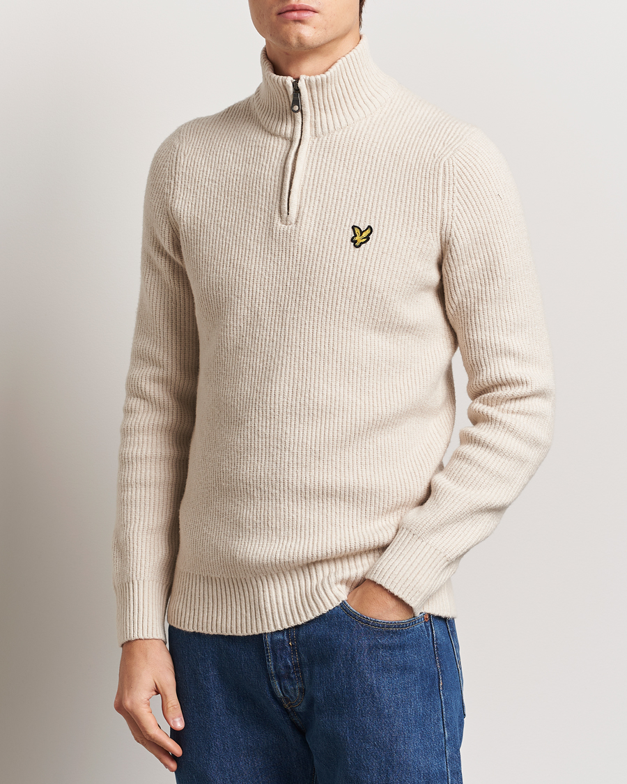 Hombres | Jerséis y prendas de punto | Lyle & Scott | Shaker Stitch Half Zip Cove