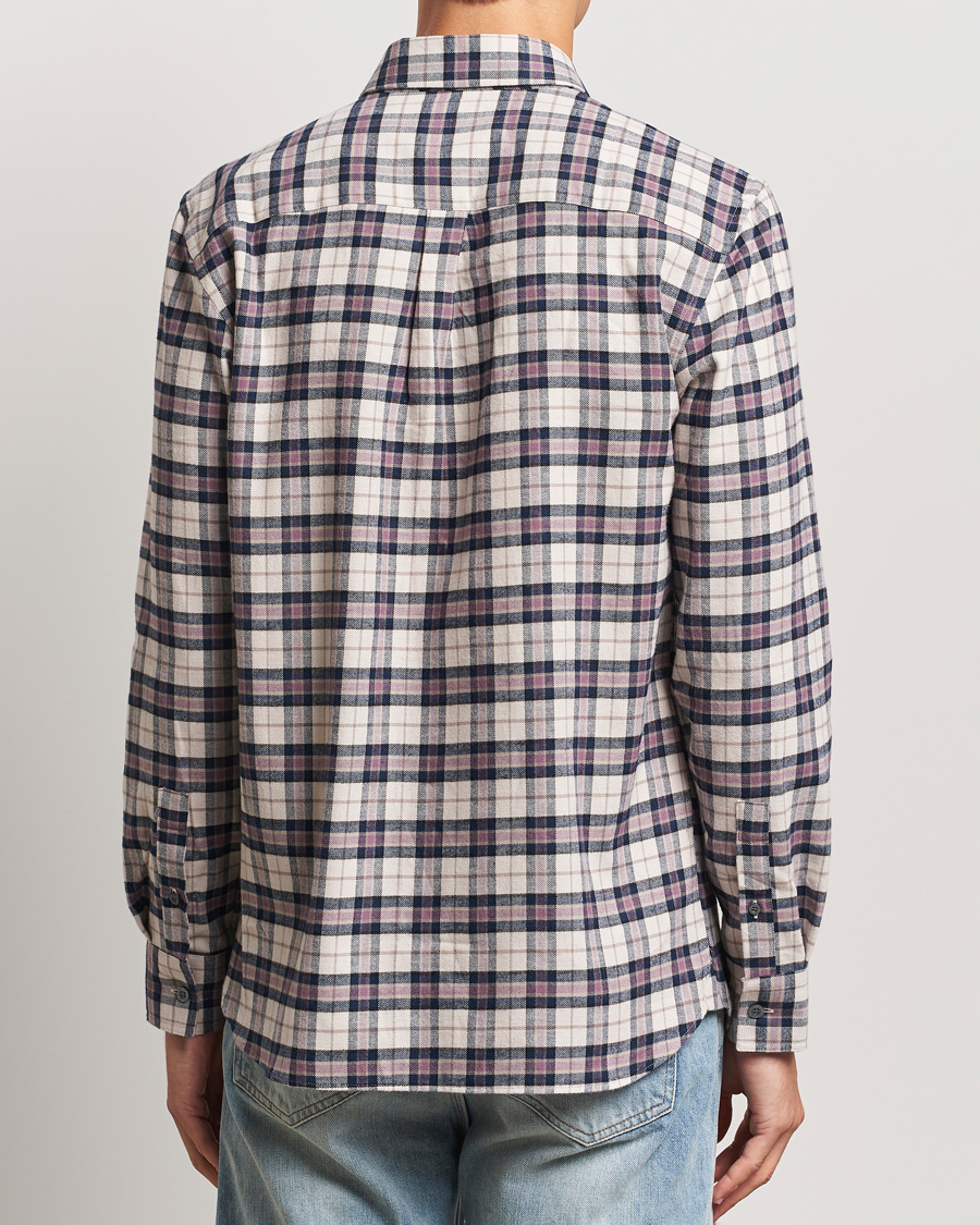 Hombres | Camisas | Lyle & Scott | Checked Flannel Shirt Dark Navy