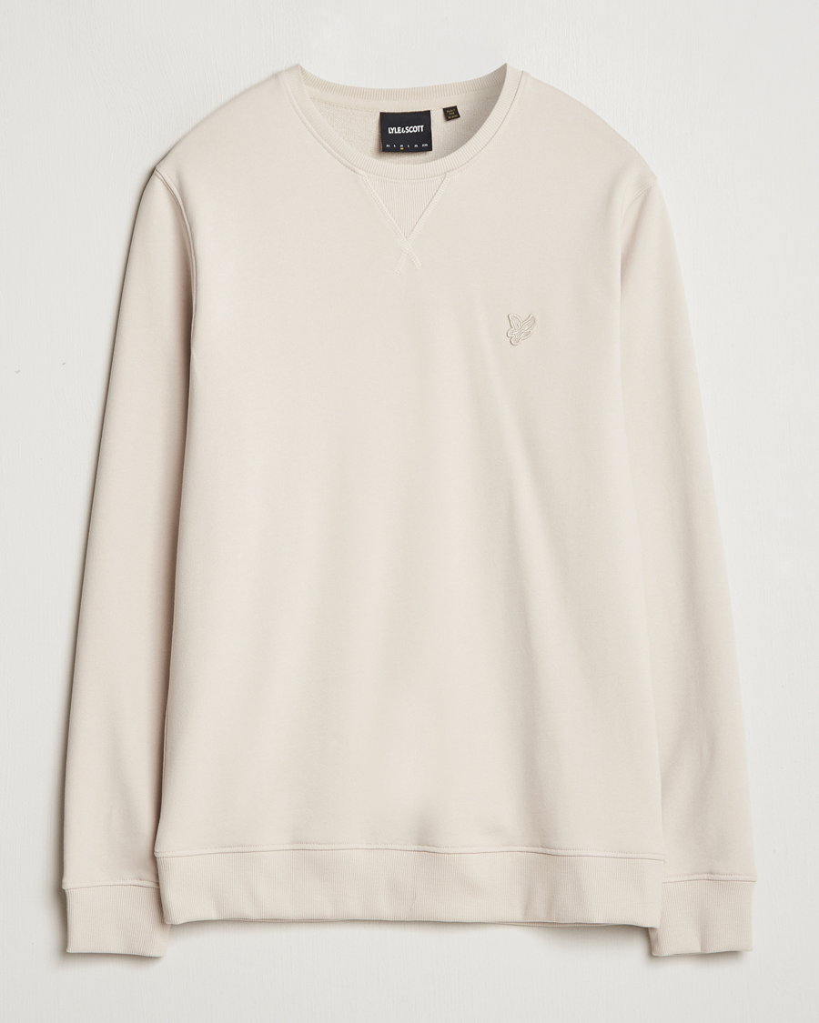 Hombres | Jerséis y prendas de punto | Lyle & Scott | Tonal Eagle Crew Neck Sweatshirt Cove