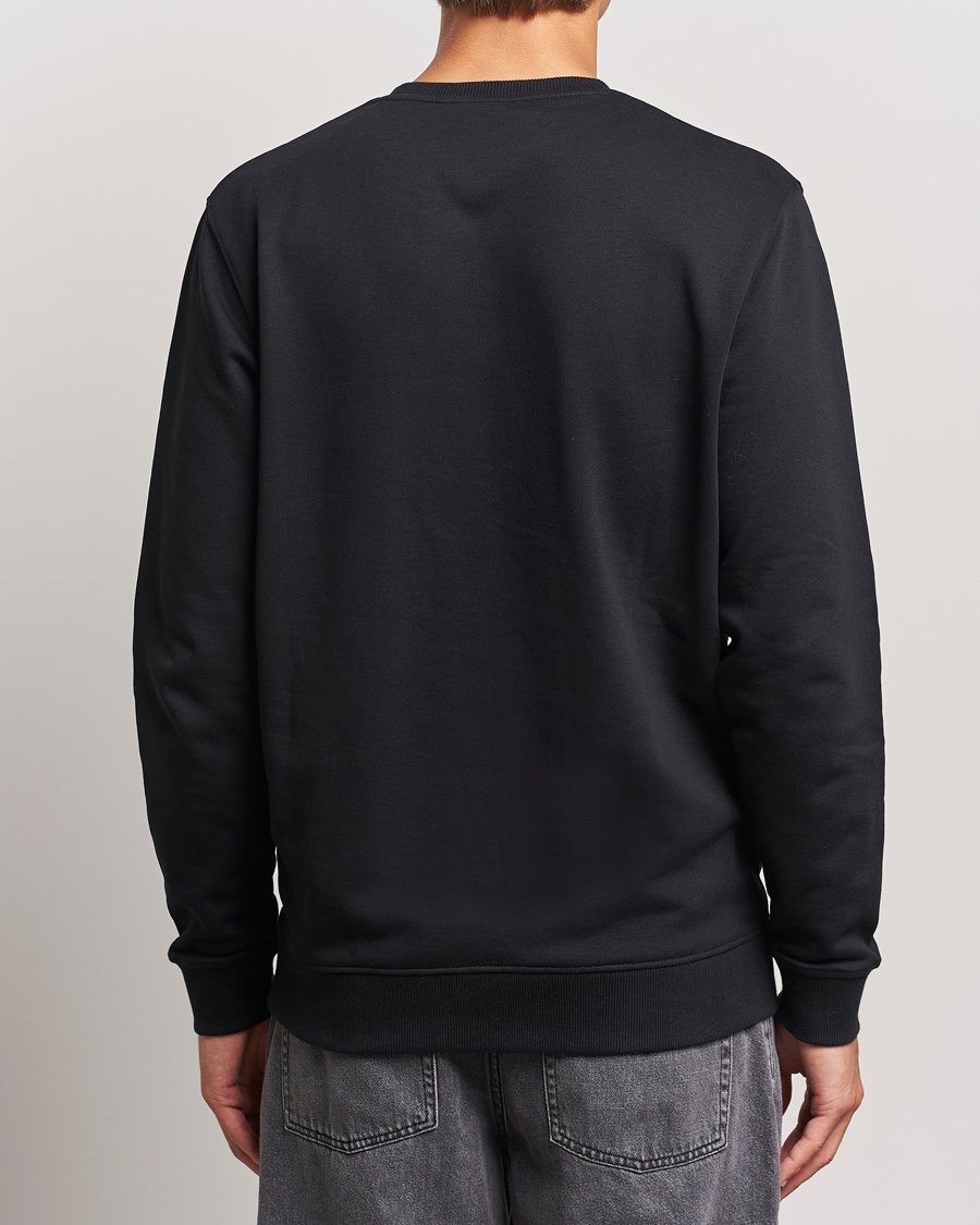 Hombres | Jerséis y prendas de punto | Lyle & Scott | Tonal Eagle Crew Neck Sweatshirt Jet Black