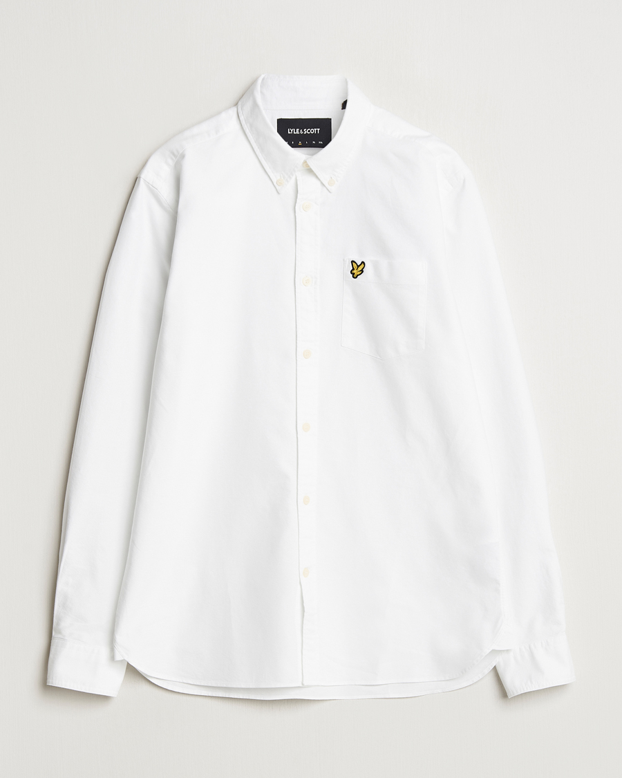 Hombres | Camisas | Lyle & Scott | Lightweight Oxford Shirt White