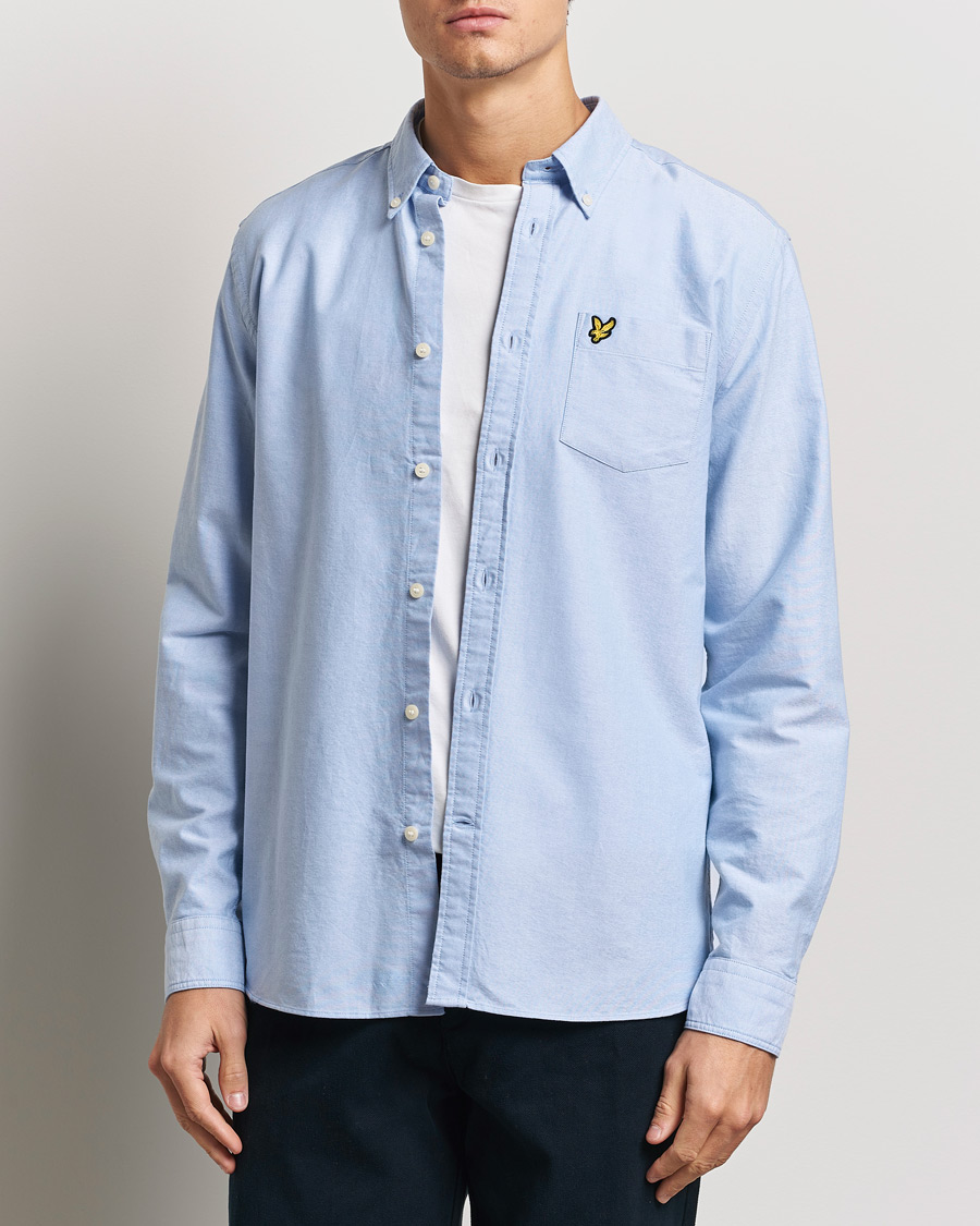 Hombres | Camisas | Lyle & Scott | Lightweight Oxford Shirt Riviera Blue