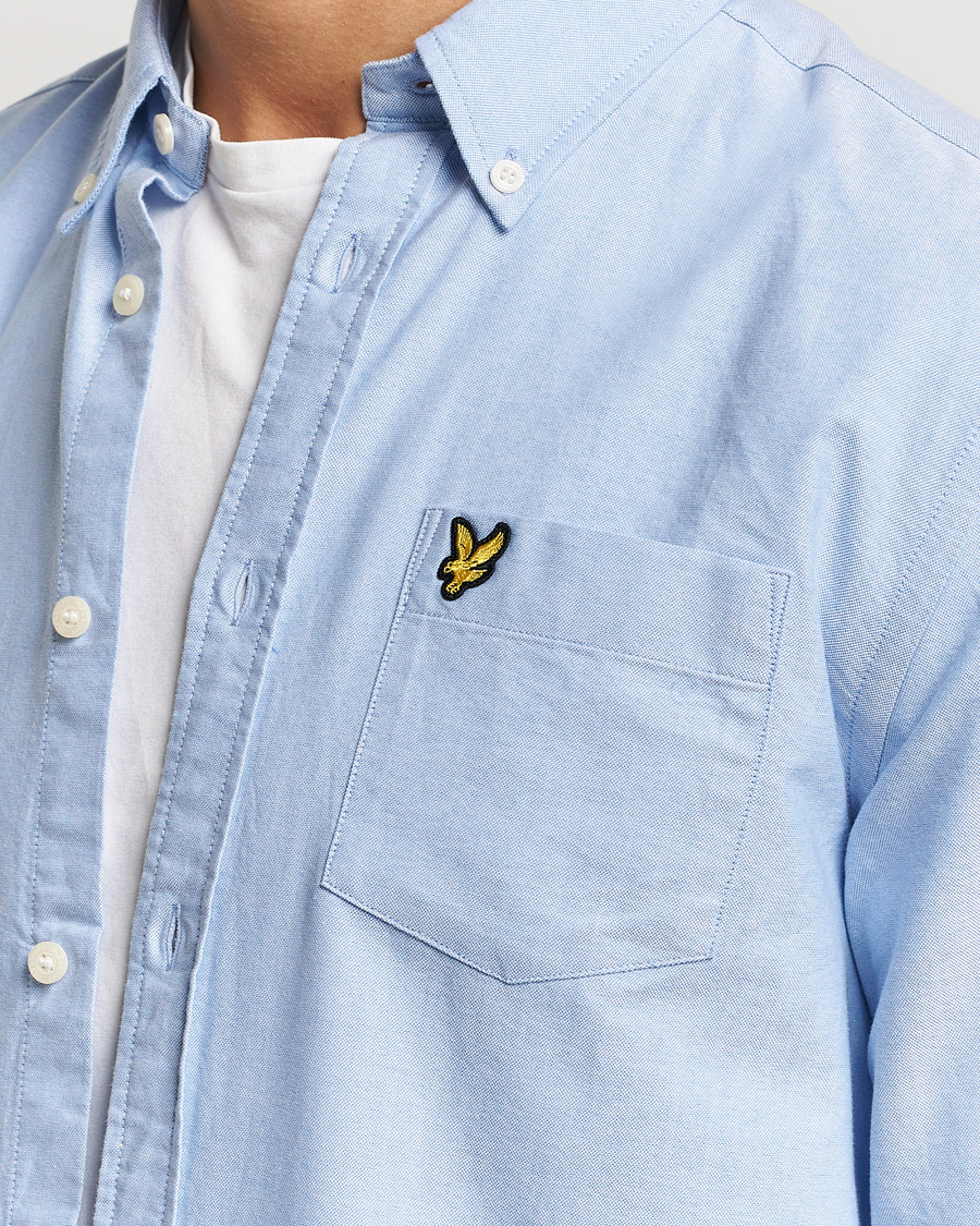 Hombres | Camisas | Lyle & Scott | Lightweight Oxford Shirt Riviera Blue
