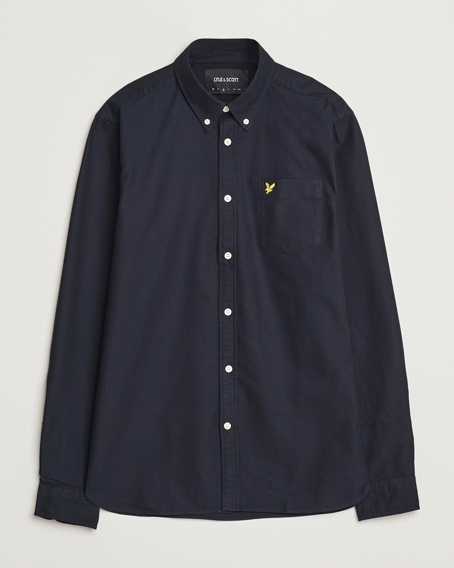 Hombres | Camisas | Lyle & Scott | Lightweight Oxford Shirt Dark Navy
