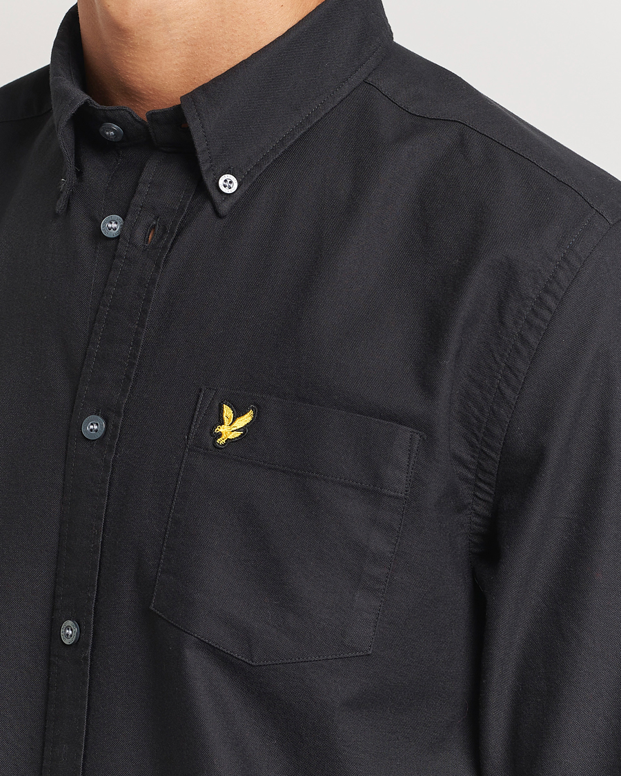 Hombres | Camisas | Lyle & Scott | Lightweight Oxford Shirt Jet Black