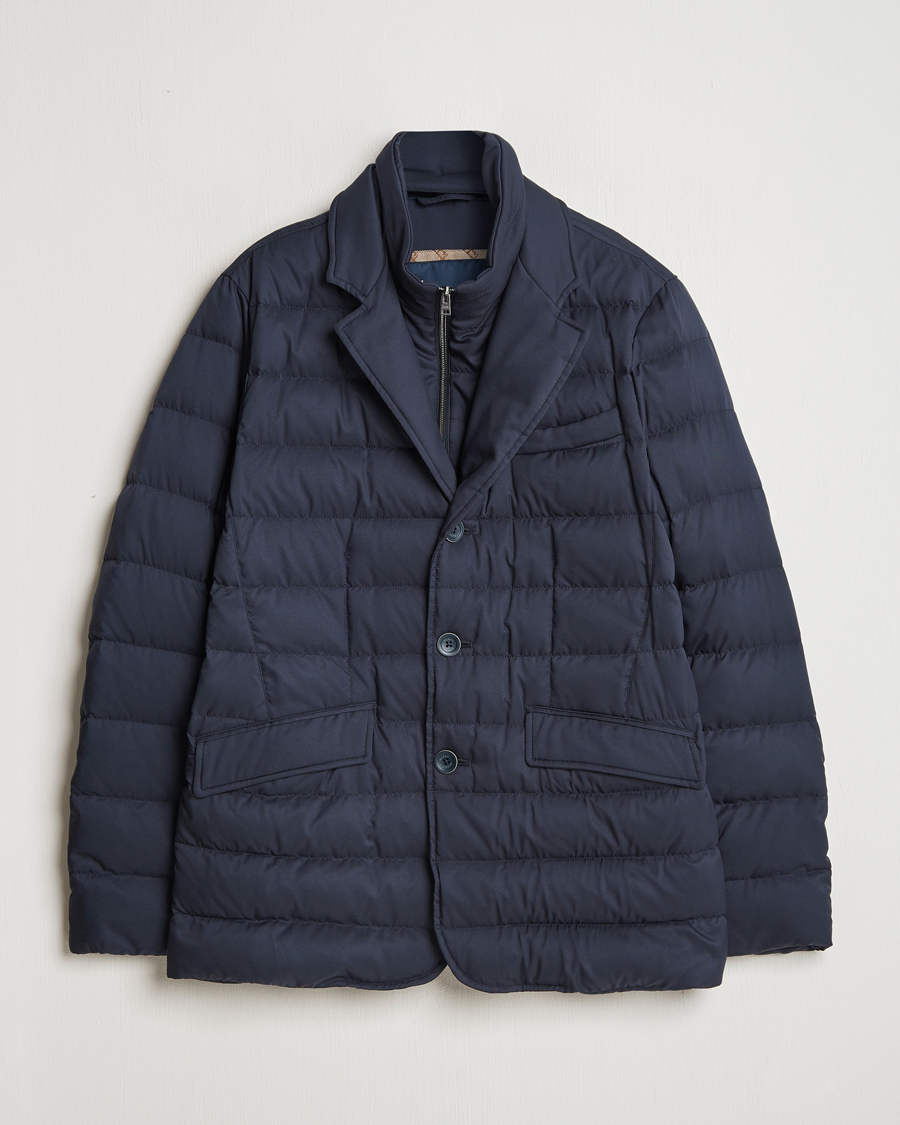 Hombres | Abrigos y chaquetas | Herno | Nylon Down Blazer Navy