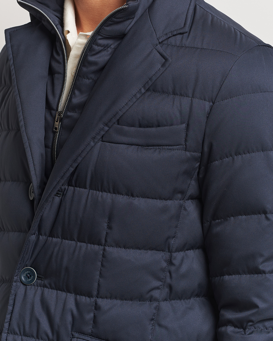 Hombres | Abrigos y chaquetas | Herno | Nylon Down Blazer Navy