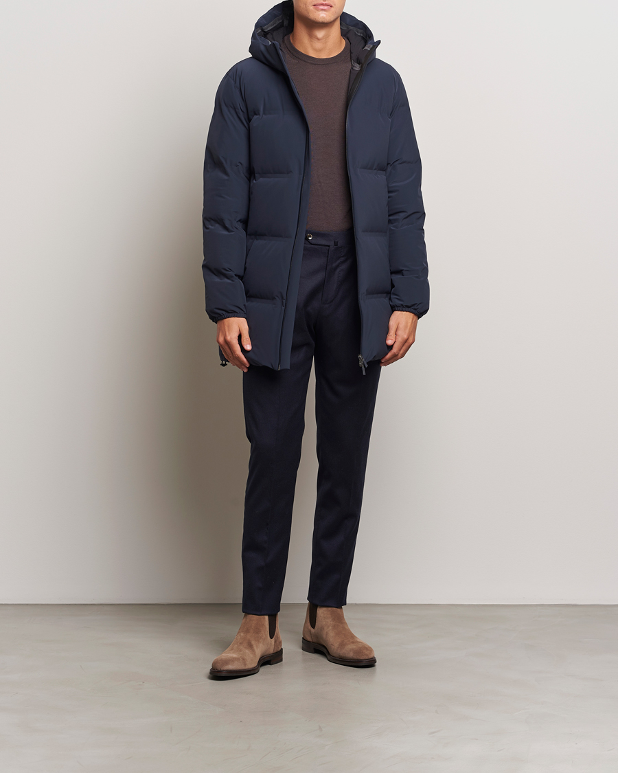 Hombres | Abrigos y chaquetas | Herno | Laminar Stretch Down Parka Navy