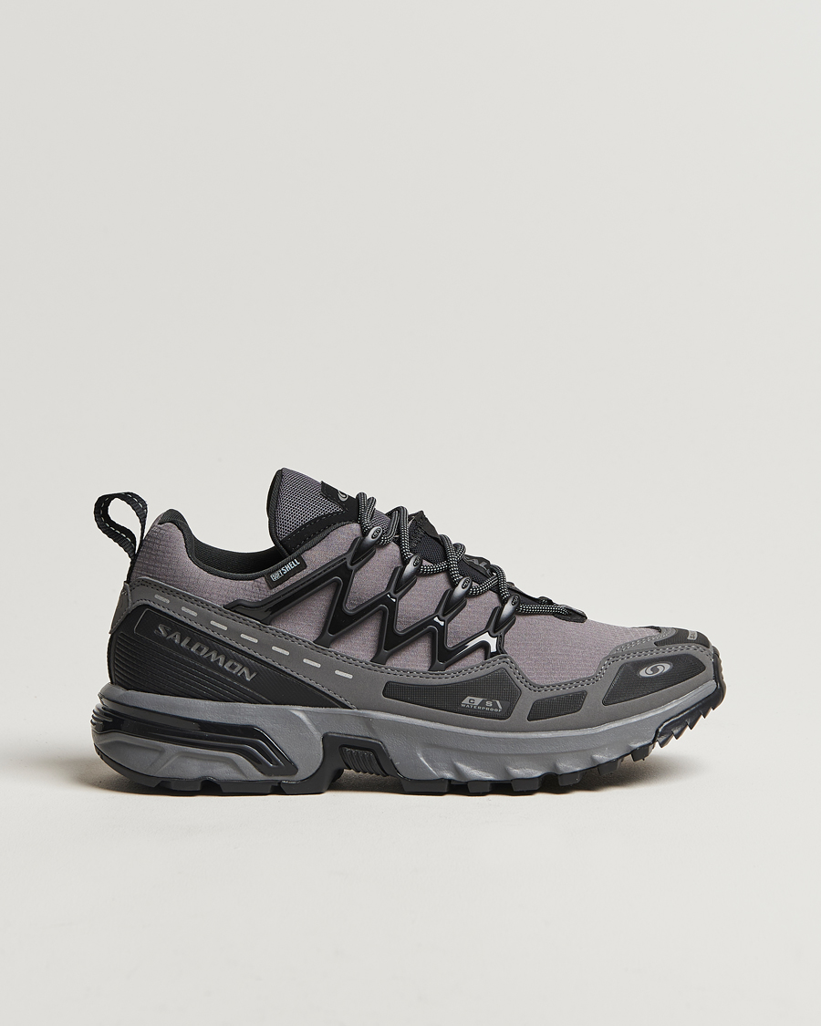 Hombres | Salomon ACS+ CSWP Sneakers Castlerock/Black | Salomon | ACS+ CSWP Sneakers Castlerock/Black
