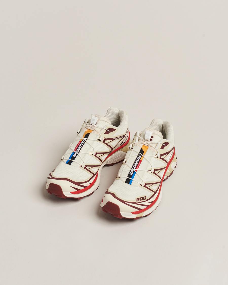 Hombres | Salomon XT-6 Sneakers Vanilla Ice/Green Haze | Salomon | XT-6 Sneakers Vanilla Ice/Green Haze