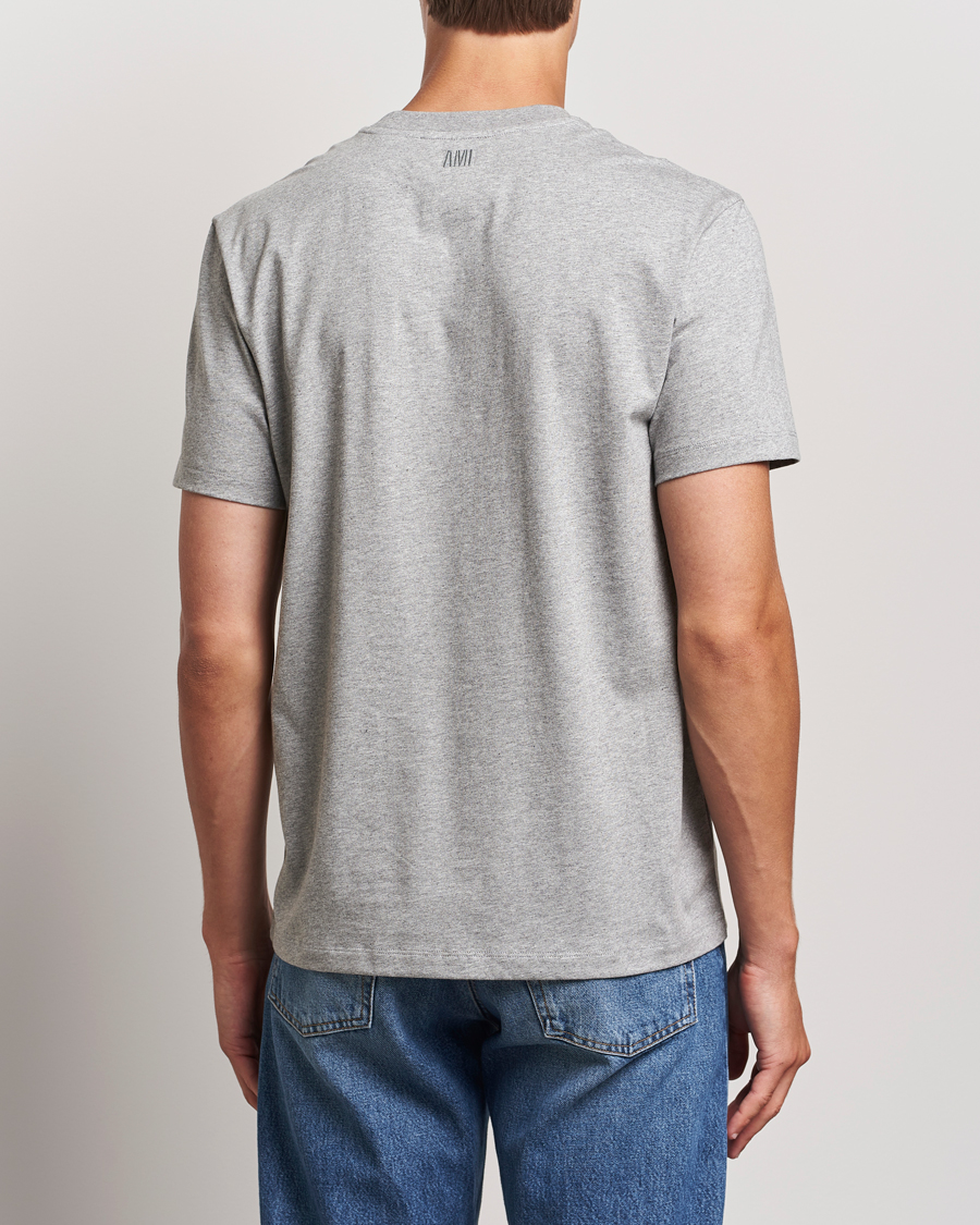 Hombres | Camisetas | AMI | Heart Logo T-Shirt Heather Grey