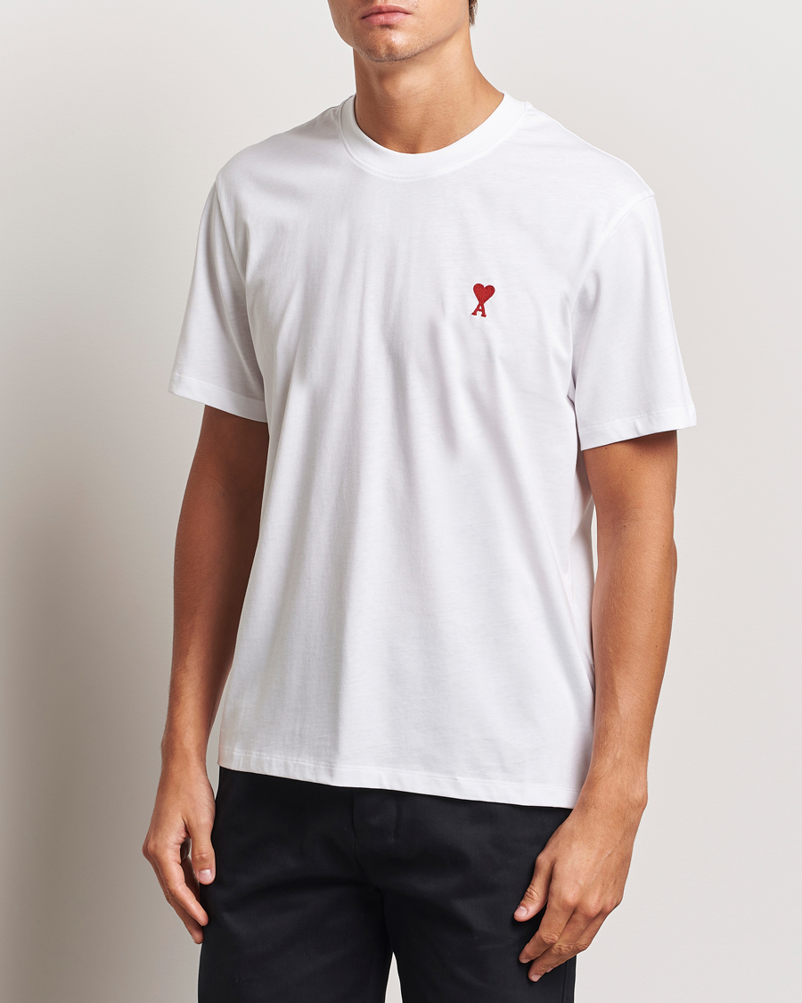 Hombres | Camisetas | AMI | Heart Logo T-Shirt White