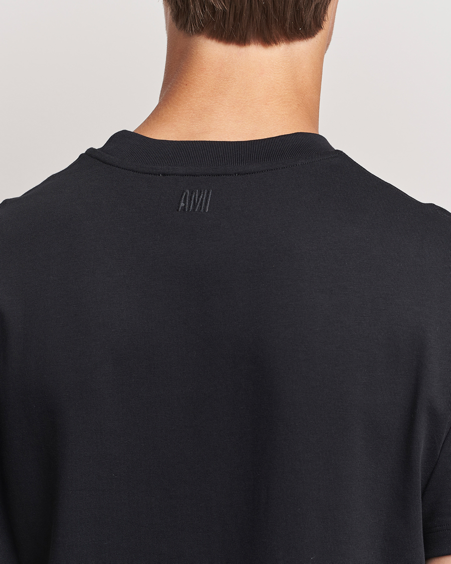 Hombres | Camisetas | AMI | Tonal Heart Logo T-Shirt Black