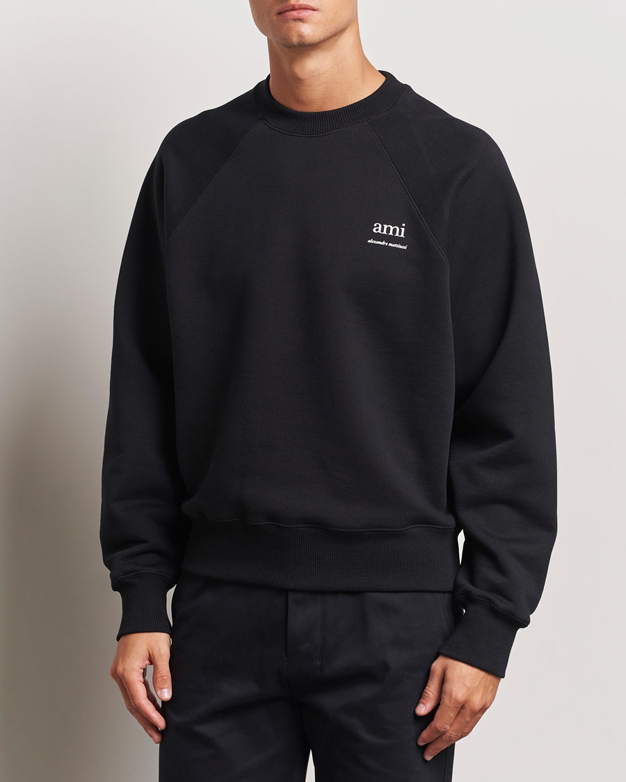 Hombres | Jerséis y prendas de punto | AMI | Logo Sweatshirt Black