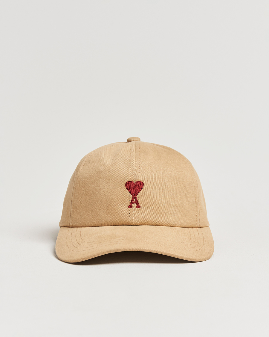 Hombres | AMI Heart Logo Cap Sand | AMI | Heart Logo Cap Sand