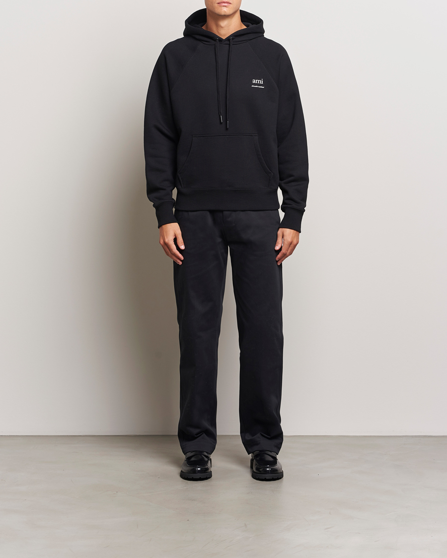 Hombres | Jerséis y prendas de punto | AMI | Logo Hoodie Black