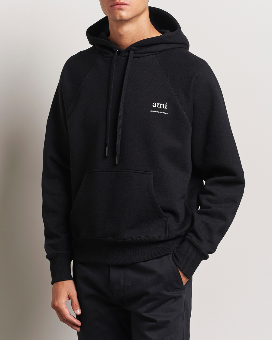 Hombres | Jerséis y prendas de punto | AMI | Logo Hoodie Black