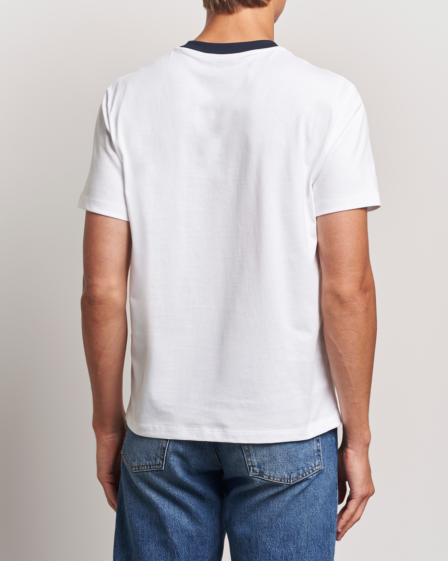 Hombres | Camisetas | AMI | Paris Logo T-Shirt White