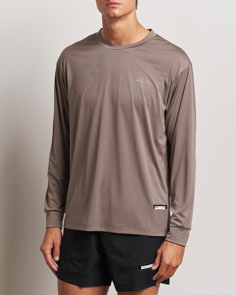 Hombres | Camisetas | Satisfy | AuraLite Long Sleeve T-Shirt Falcon