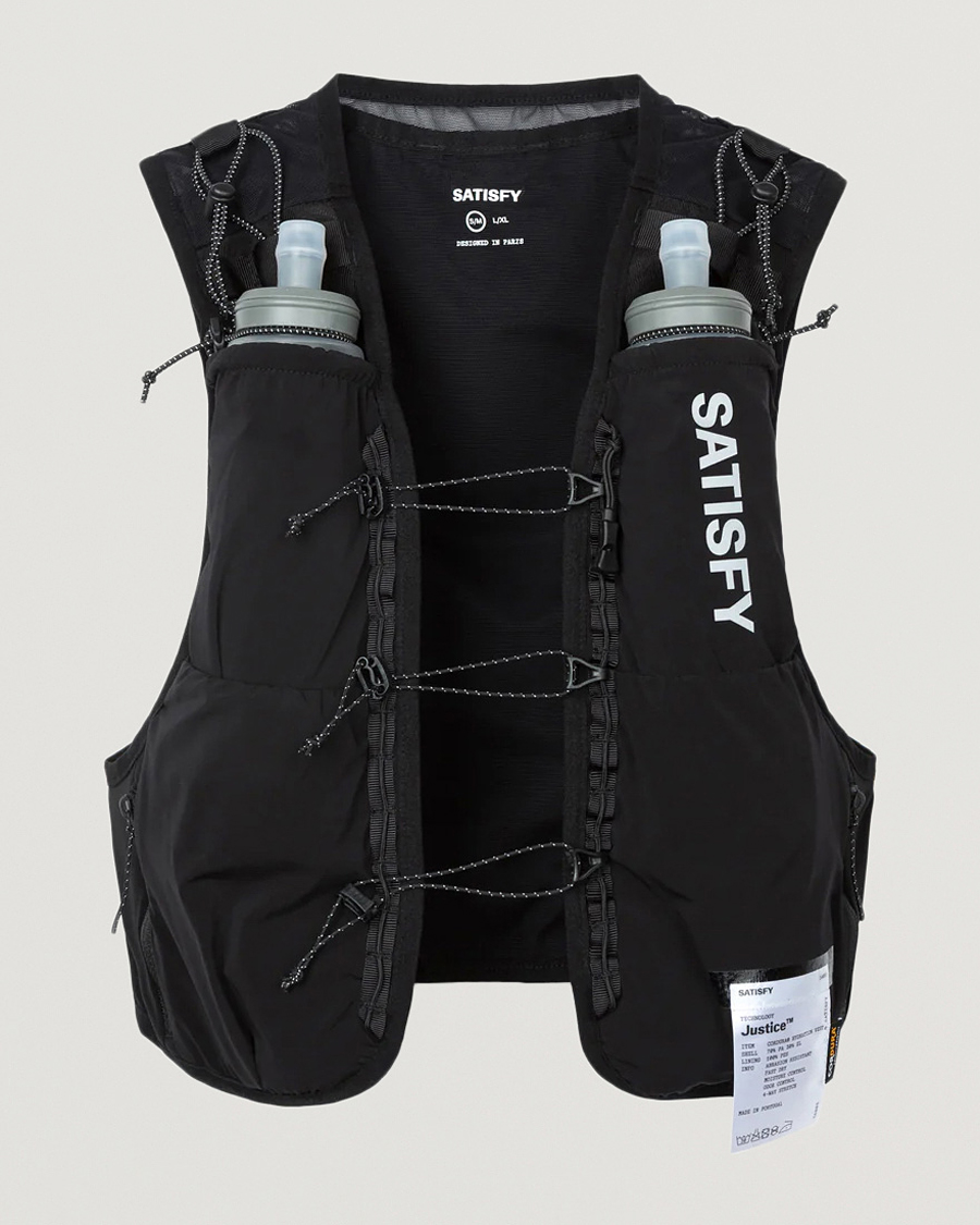 Hombres | Satisfy Justice Cordura Hydration Vest Black | Satisfy | Justice Cordura Hydration Vest Black