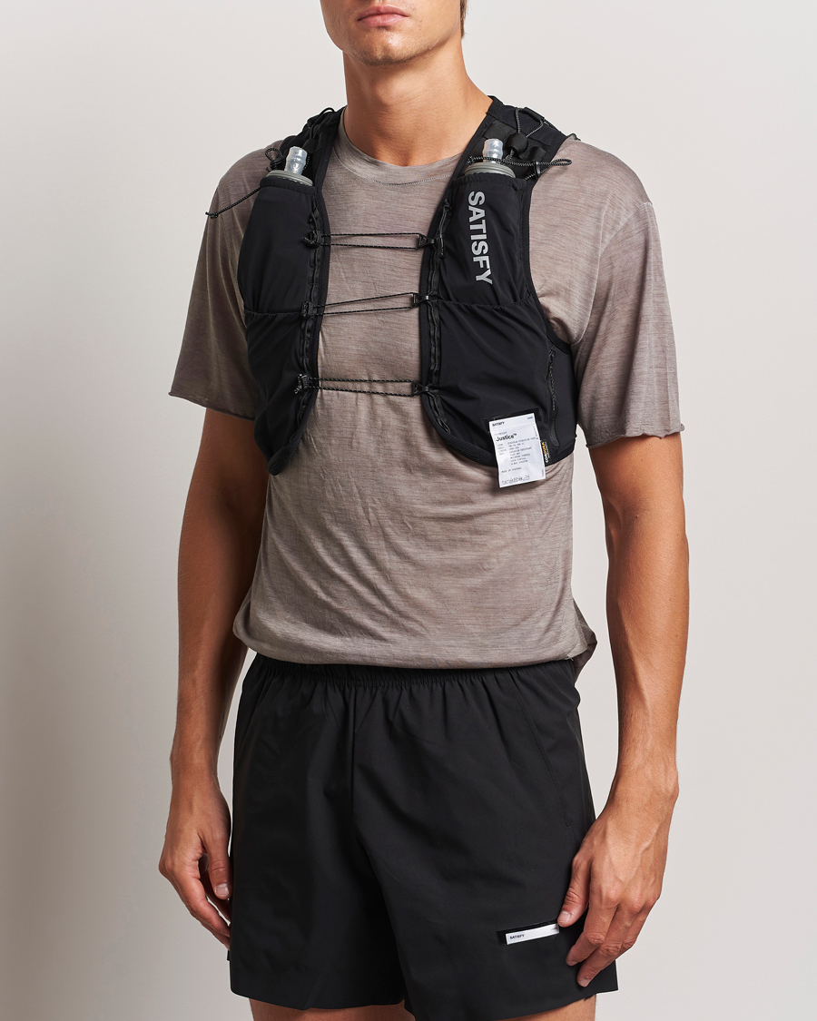 Hombres | Satisfy Justice Cordura Hydration Vest Black | Satisfy | Justice Cordura Hydration Vest Black
