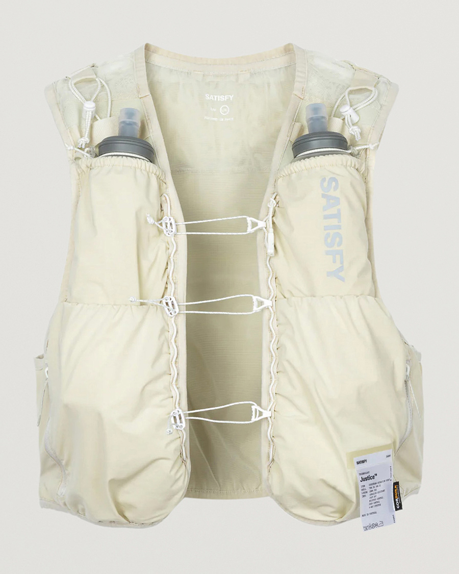 Hombres | Satisfy Justice Cordura Hydration Vest Mineral Off White | Satisfy | Justice Cordura Hydration Vest Mineral Off White