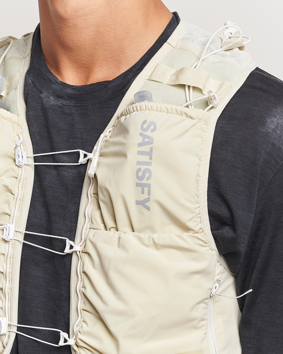 Hombres | Satisfy Justice Cordura Hydration Vest Mineral Off White | Satisfy | Justice Cordura Hydration Vest Mineral Off White