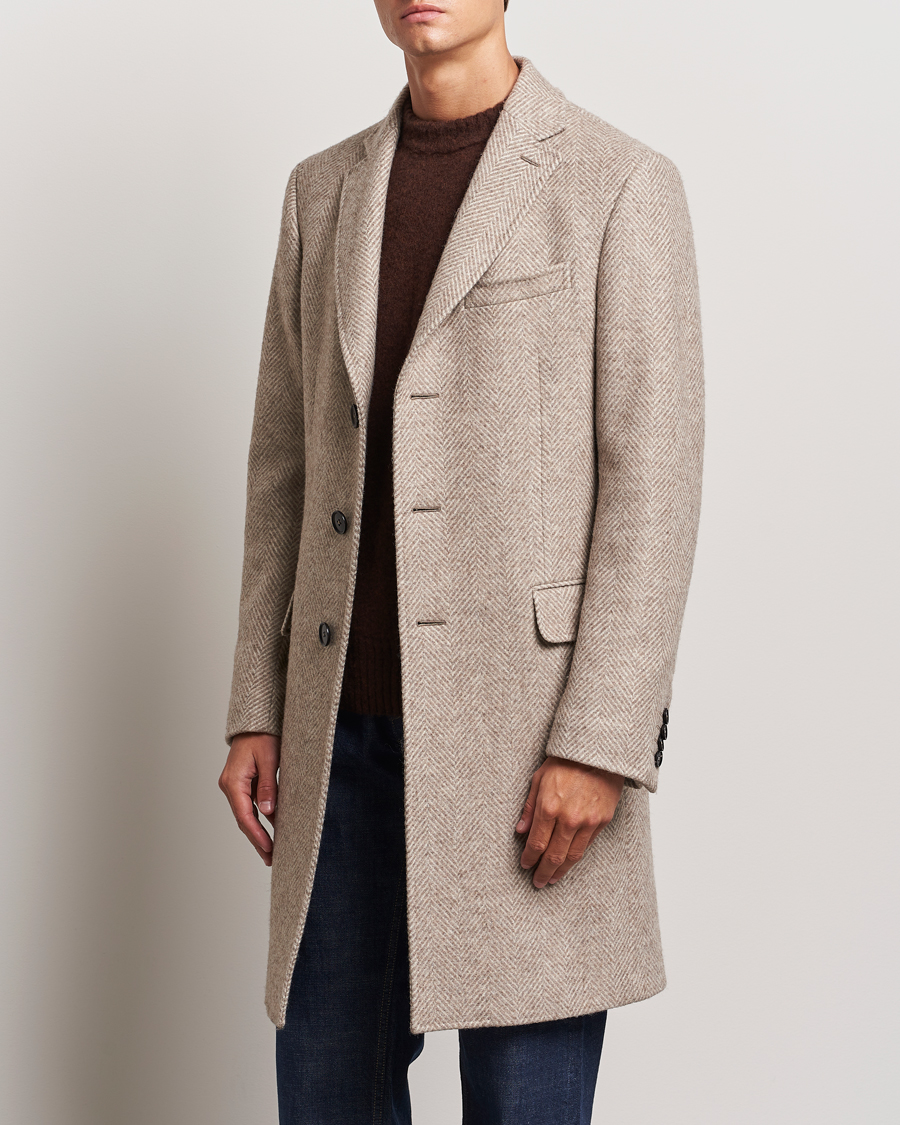 Hombres | Abrigos y chaquetas | Zegna | Wool/Cashmere Double Breasted Coat Beige