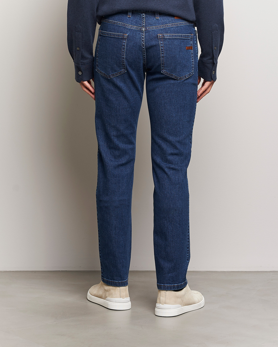 Hombres | Vaqueros | Zegna | 5-Pocket Denim Jeans Stone Washed
