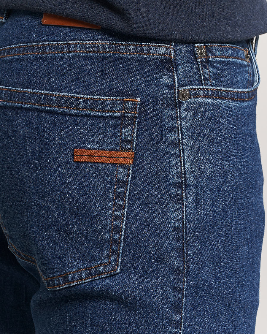 Hombres | Vaqueros | Zegna | 5-Pocket Denim Jeans Stone Washed