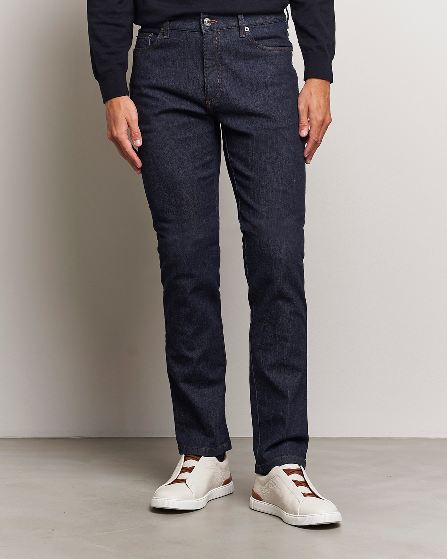 Hombres | Vaqueros | Zegna | 5-Pocket Denim Jeans Dark Rinse