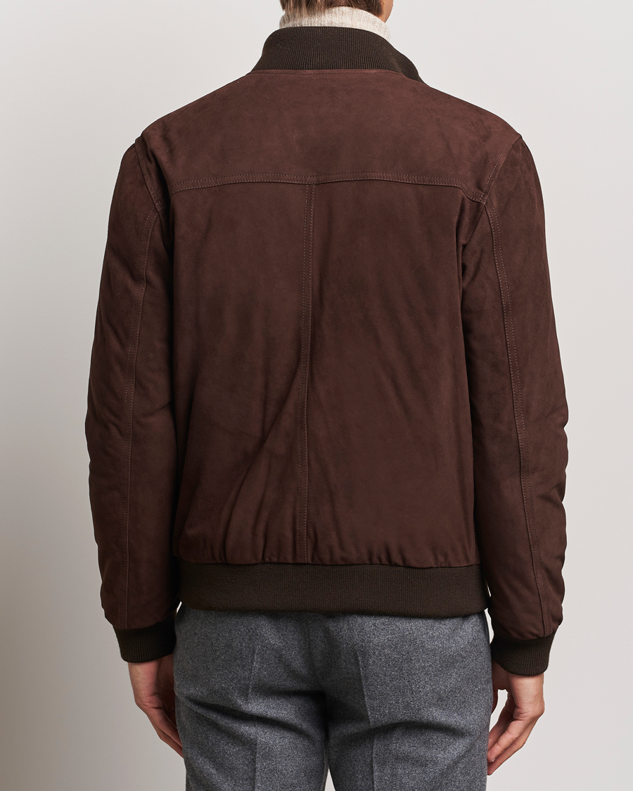 Hombres | Abrigos y chaquetas | Valstar | Goose Down Valstarino Dark Brown Suede