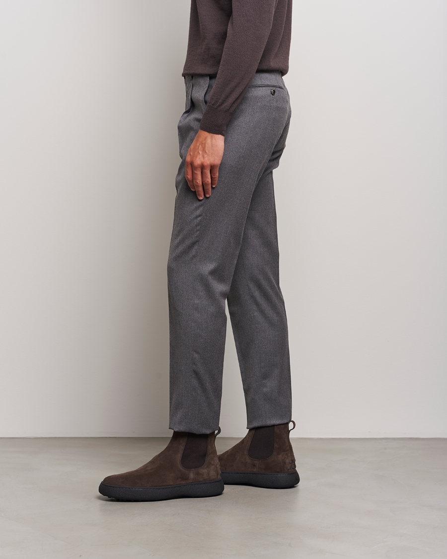 Hombres | Tod's Gommino Chelsea Boots Dark Brown Suede | Tod's | Gommino Chelsea Boots Dark Brown Suede