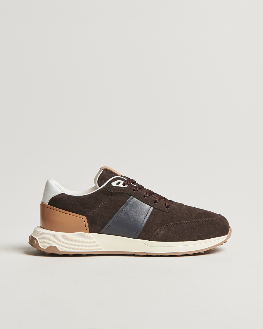 Hombres | Tod's Luxury Running Sneakers Fango Suede | Tod's | Luxury Running Sneakers Fango Suede
