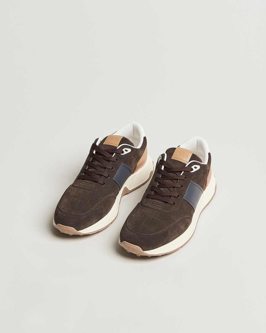 Hombres | Tod's Luxury Running Sneakers Fango Suede | Tod's | Luxury Running Sneakers Fango Suede