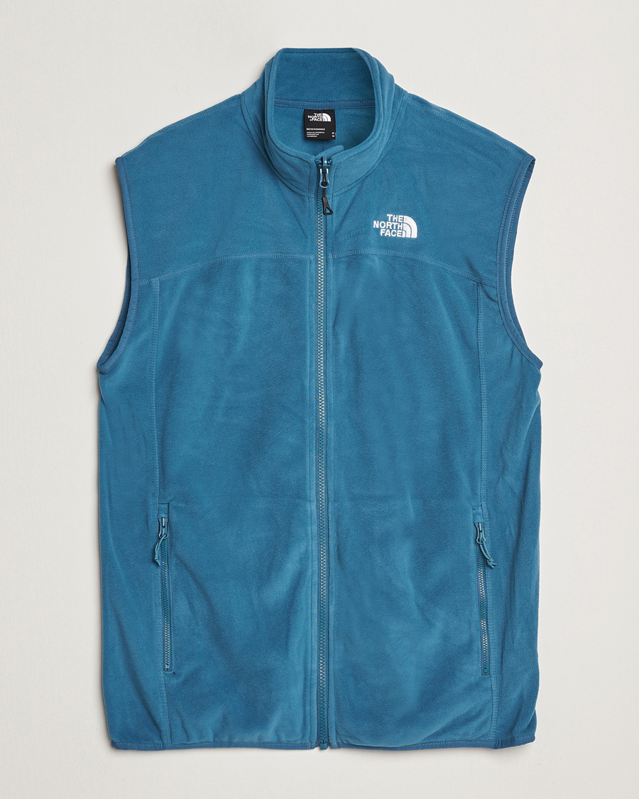 Hombres | Chalecos | The North Face | 100 Glacier Fleece Vest Midnight Petrol