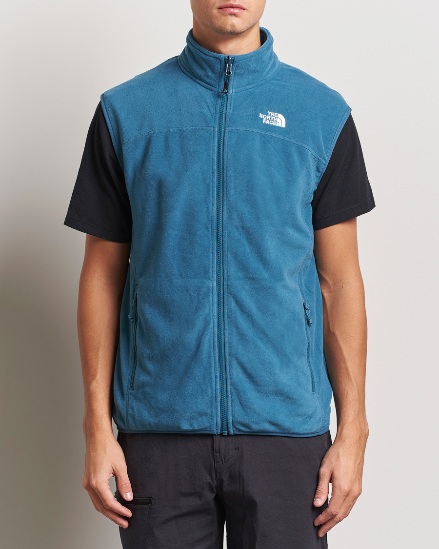 Hombres | Chalecos | The North Face | 100 Glacier Fleece Vest Midnight Petrol