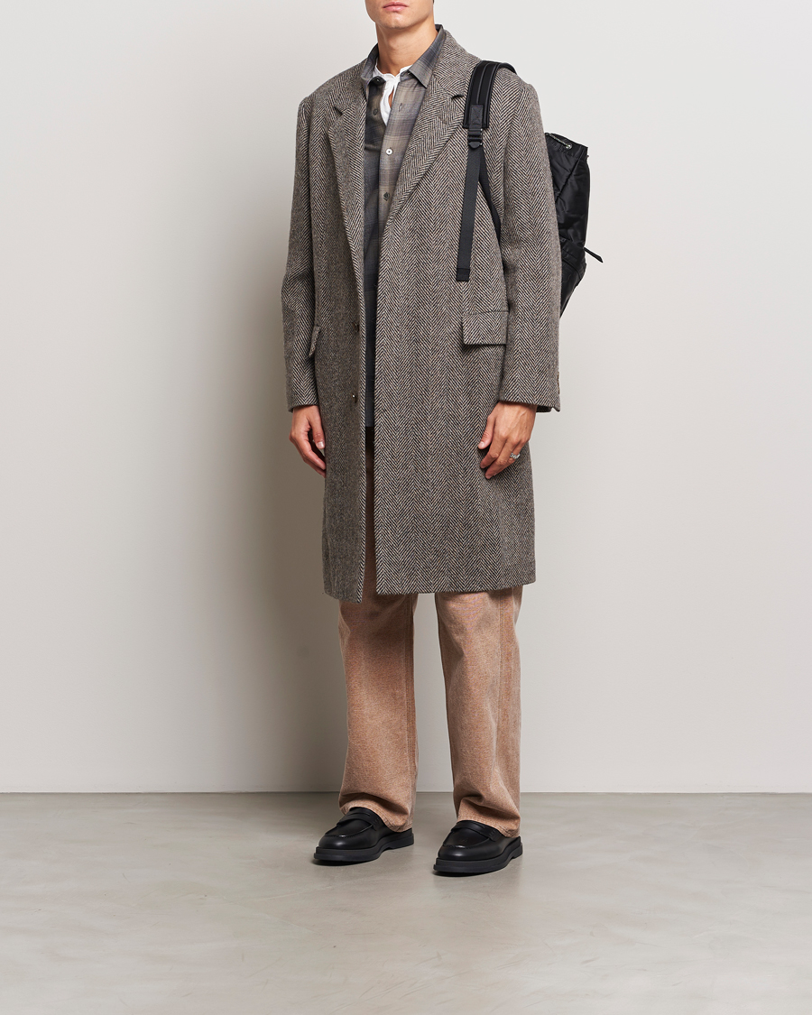 Hombres | Abrigos y chaquetas | Auralee | Wool Tweed Chesterfield Coat Khaki