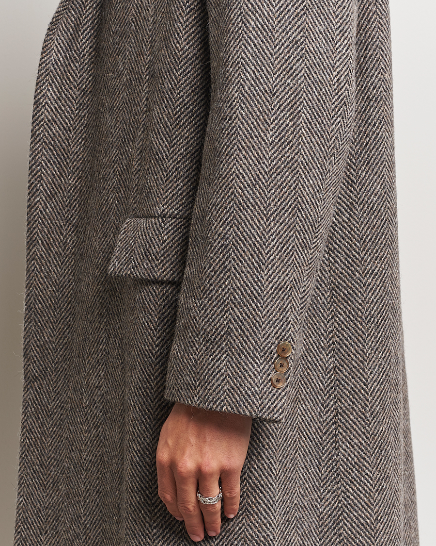 Hombres | Abrigos y chaquetas | Auralee | Wool Tweed Chesterfield Coat Khaki