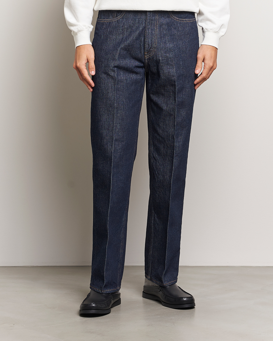 Hombres | Vaqueros | Auralee | Regular Fit Denim Pants Dark Indigo
