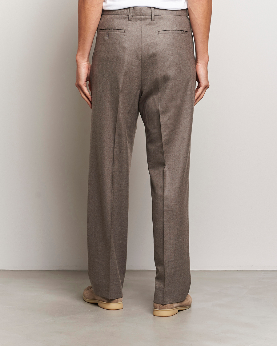 Hombres | Pantalones | Auralee | Superlight Wool Slacks Top Brown
