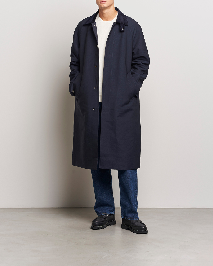 Hombres | Abrigos y chaquetas | Sunflower | Raglan Coat Navy