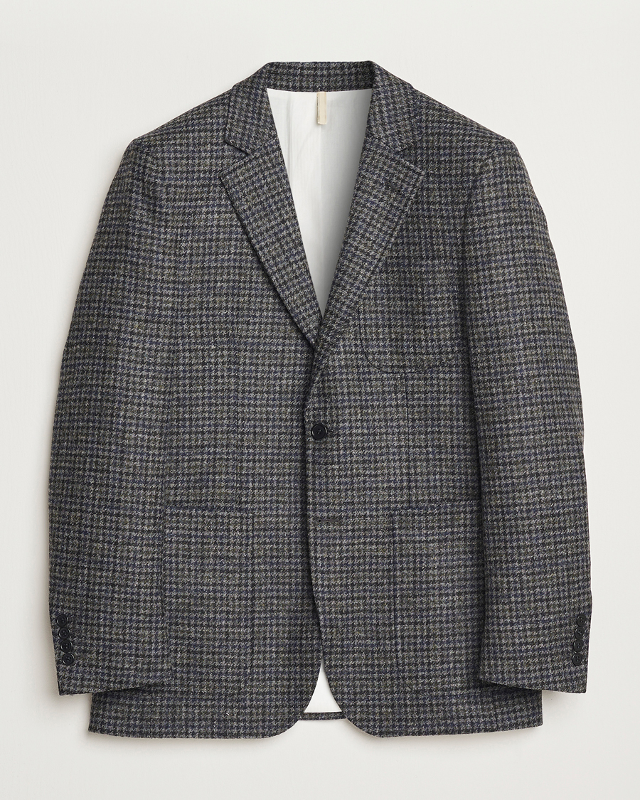Hombres | Blazers | Sunflower | Tweed Blazer Grey Check