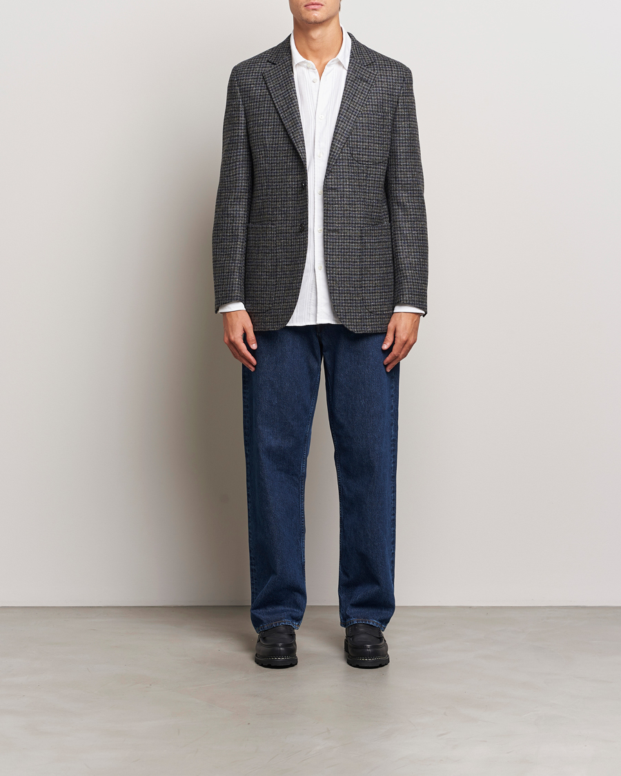 Hombres | Blazers | Sunflower | Tweed Blazer Grey Check